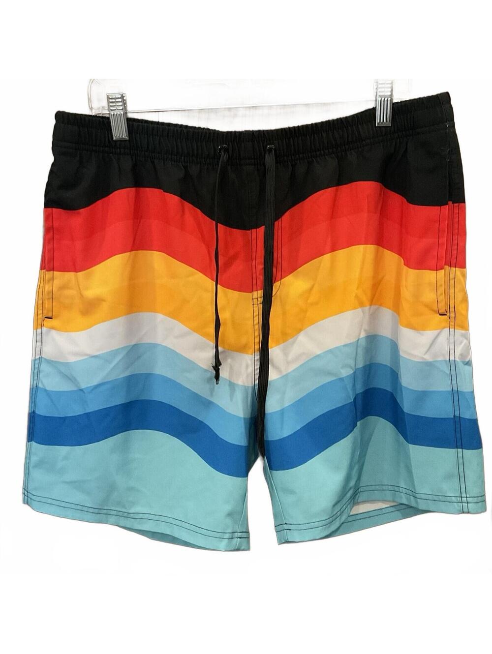 UZZI Amphibious Gear Mens Swim Trunks W/liner And Pockets Size XL